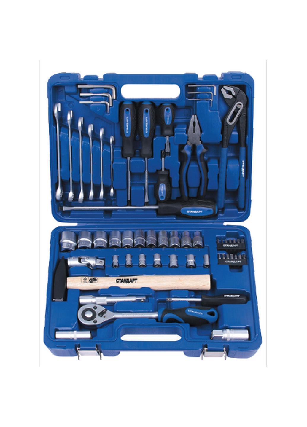 Набор инструментов комбинированный в кейсе 59ед. СТАНДАРТ (267655334)