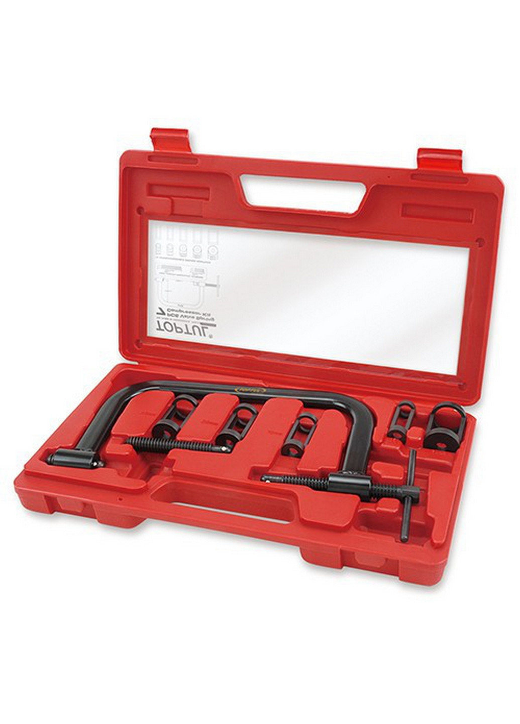 Рассухариватель струбцинный с насадками универсальный 7ед. d14-28мм TOPTUL (267658260)