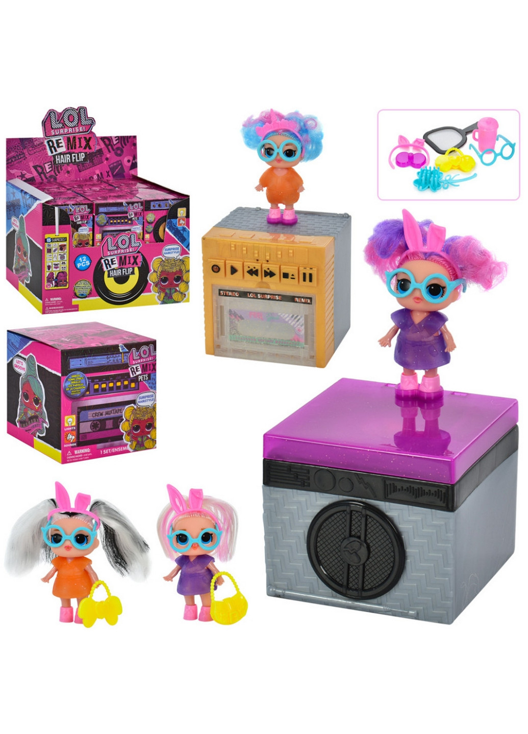 Дитяча лялька з аксесуарами мікс видів 8 см Bambi (267657688)