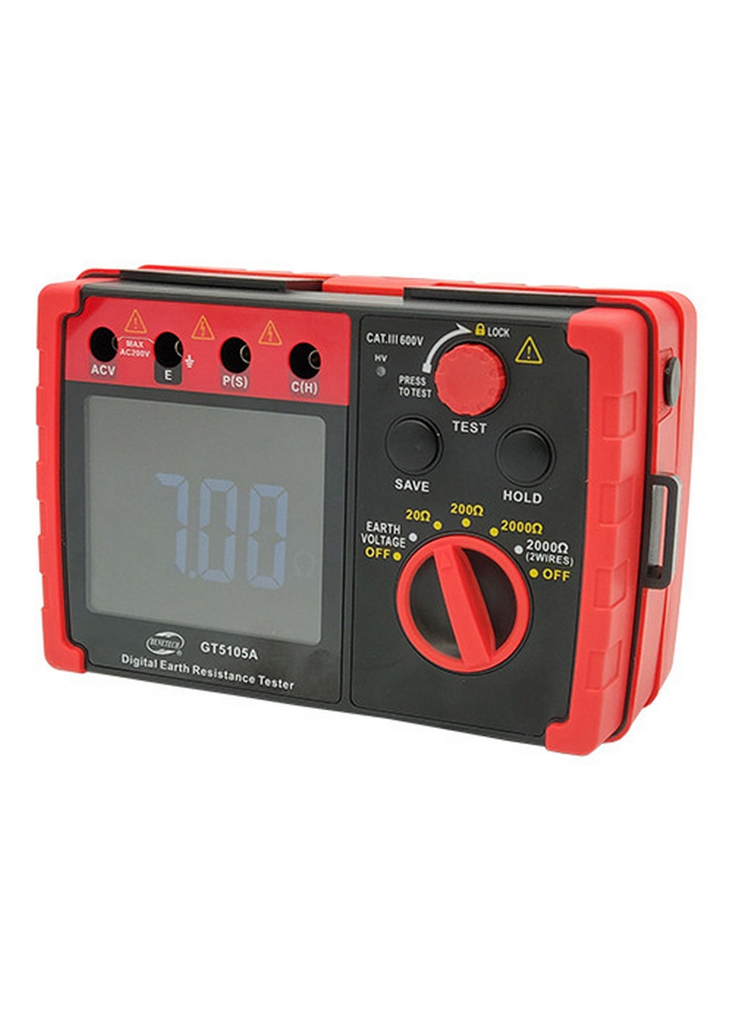 Тестер опору заземлення (0-2000 Ω) BENETECH (267655570)