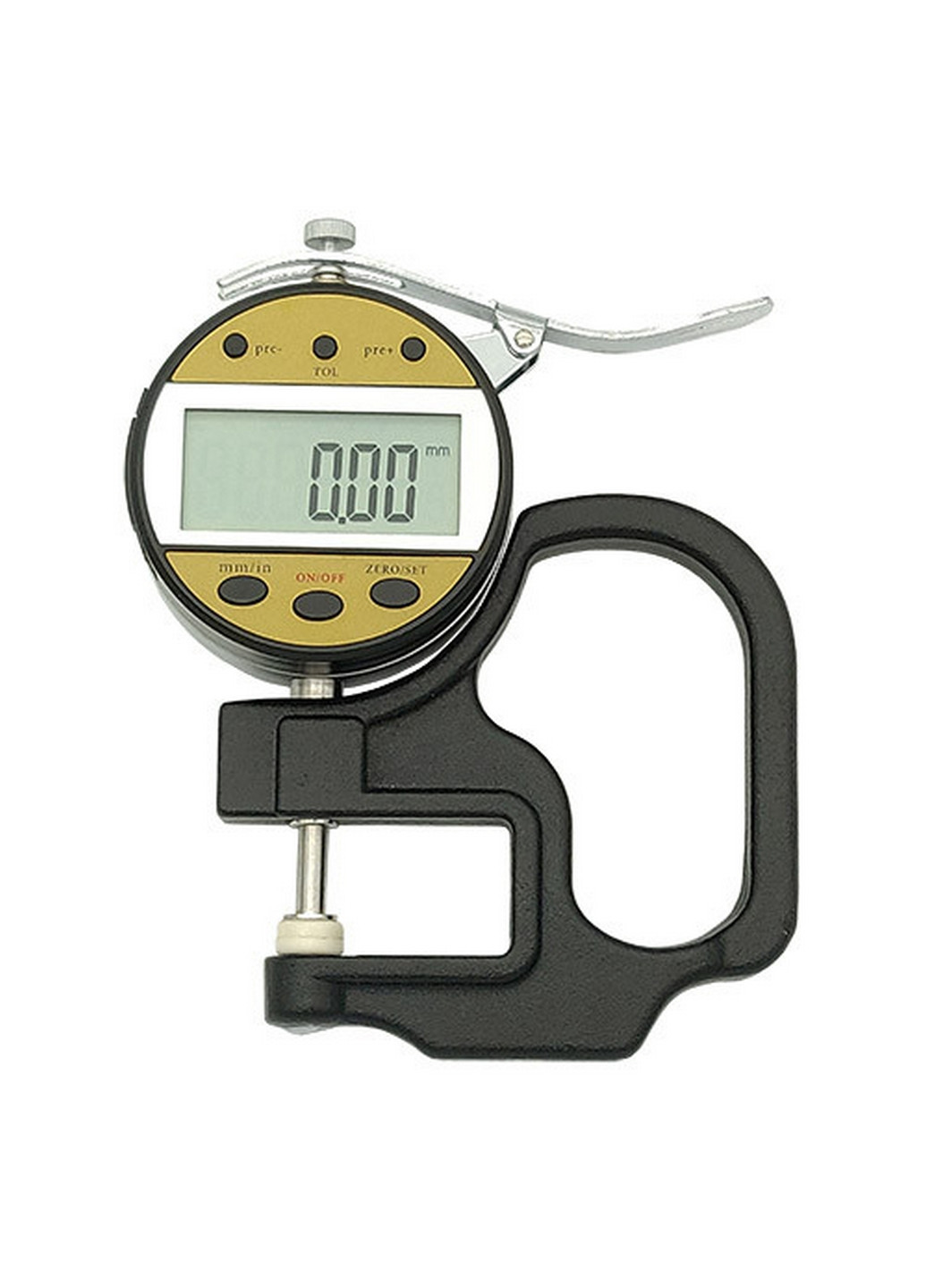 Толщиномер стенкомер индикаторный цифровой 0-12.7 мм (0.01мм) No Brand (267658793)