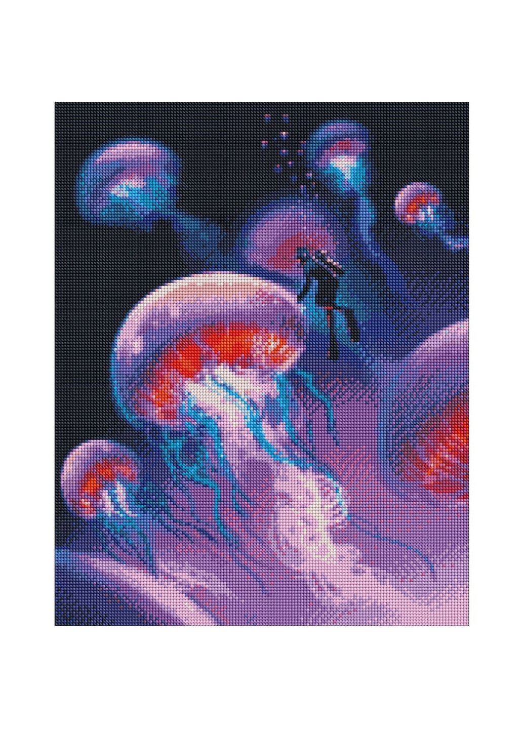 Алмазная мозаика "Исследуя океан" 50х40 см Идейка (267657742)