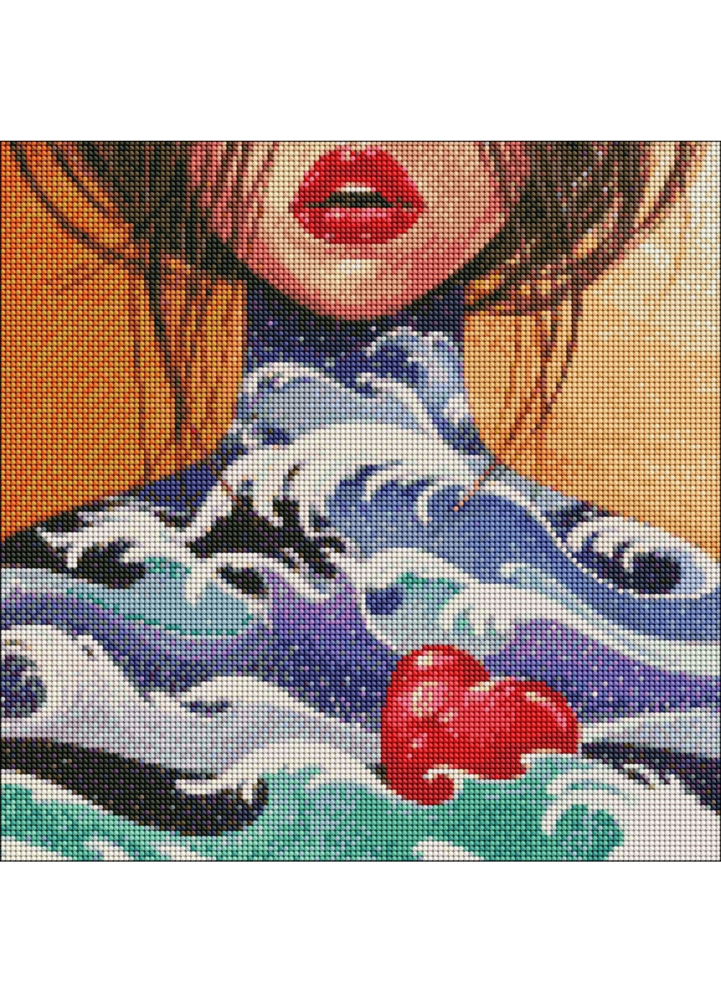 Алмазная мозаика "Сердце океана" 40х40 см Идейка (267659744)