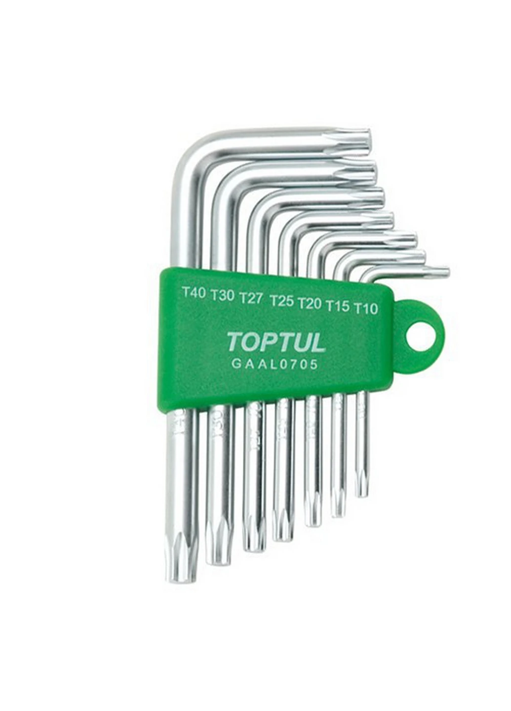 Комплект ключів Г-обр. T10-T40 7од. TOPTUL (267659230)