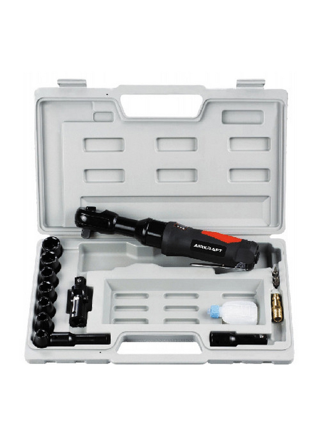 Пневмотрещетка с набором инструмента 1/2" 17ед. AIRKRAFT (267656445)