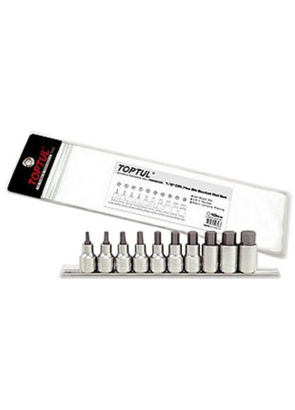 Комплект головок-бит шестигранников дюймовых 12ед. TOPTUL (267656317)