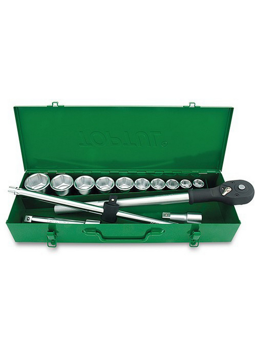 Комплект головок з тріскачкою 3/4" 14од. (6-гр.) TOPTUL (267658204)