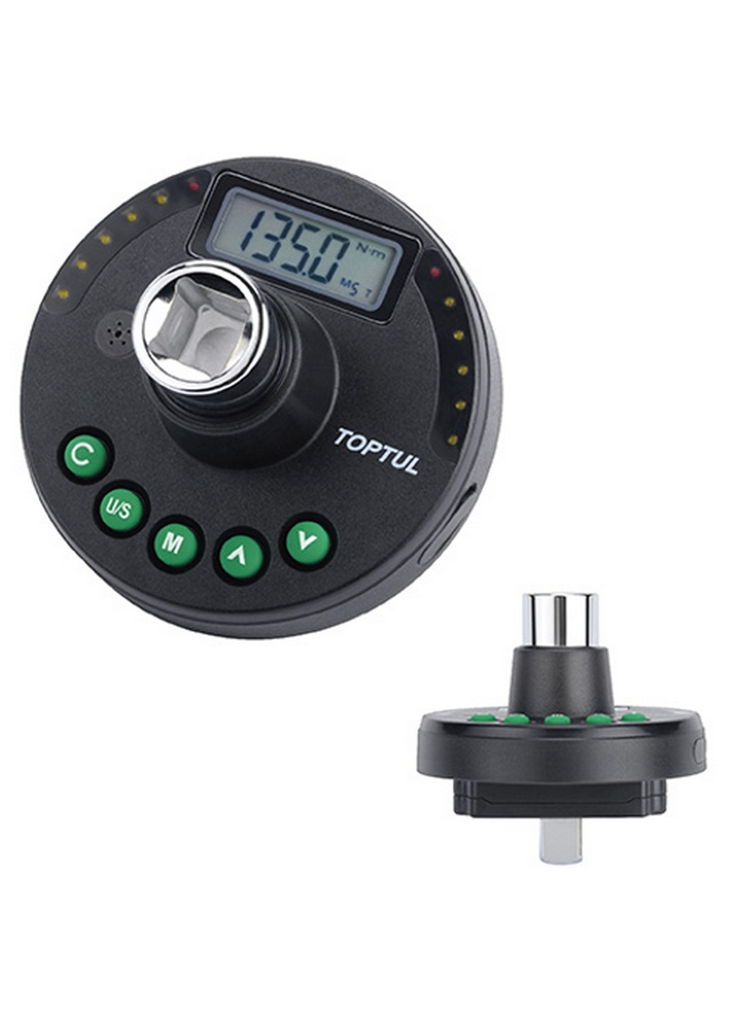 Цифровий динамометричний адаптер + шкала довороту 1/2" 17-340Нм TOPTUL (267659355)