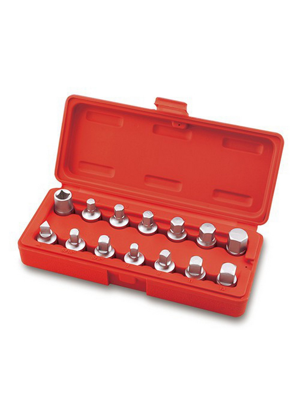 Комплект головок для олійних пробок 14 од. TOPTUL (267658071)