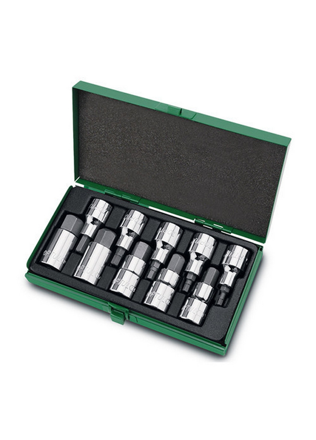 Комплект головок-бит шестигранник 1/2" Н4-Н19 TOPTUL (267657221)