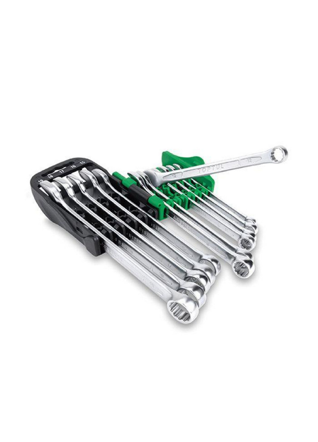 Комплект ключей комбинированных 7-24мм 14 шт. на холдере TOPTUL (267659998)
