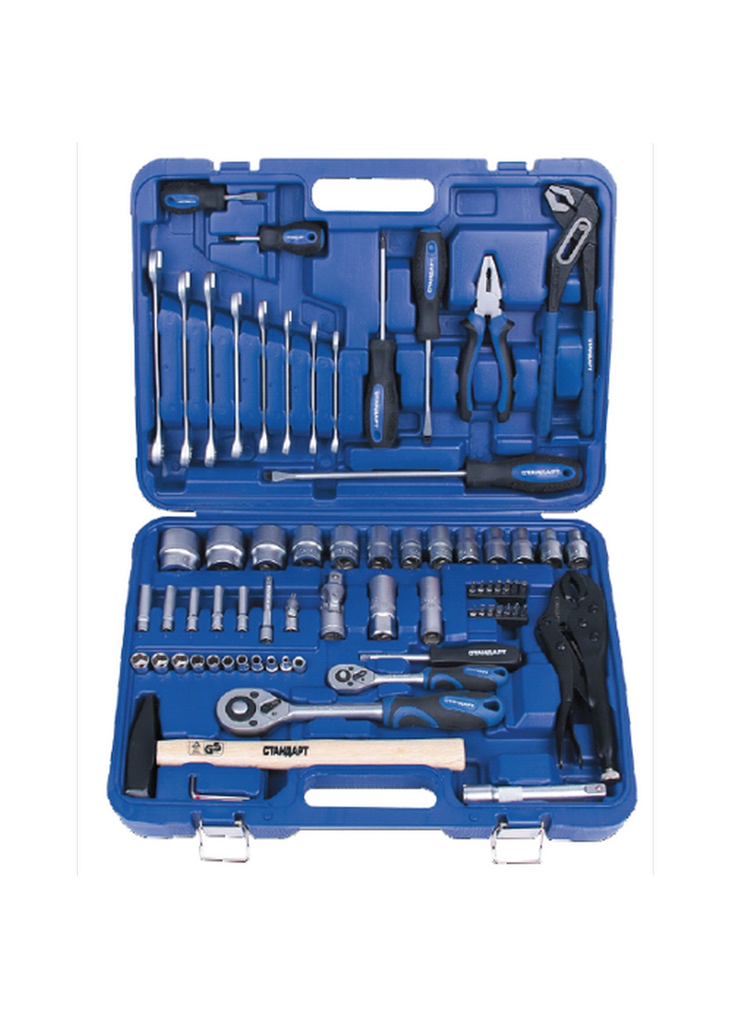 Комплект ручного инструмента комбинированный в кейсе 72ед. СТАНДАРТ (267655339)