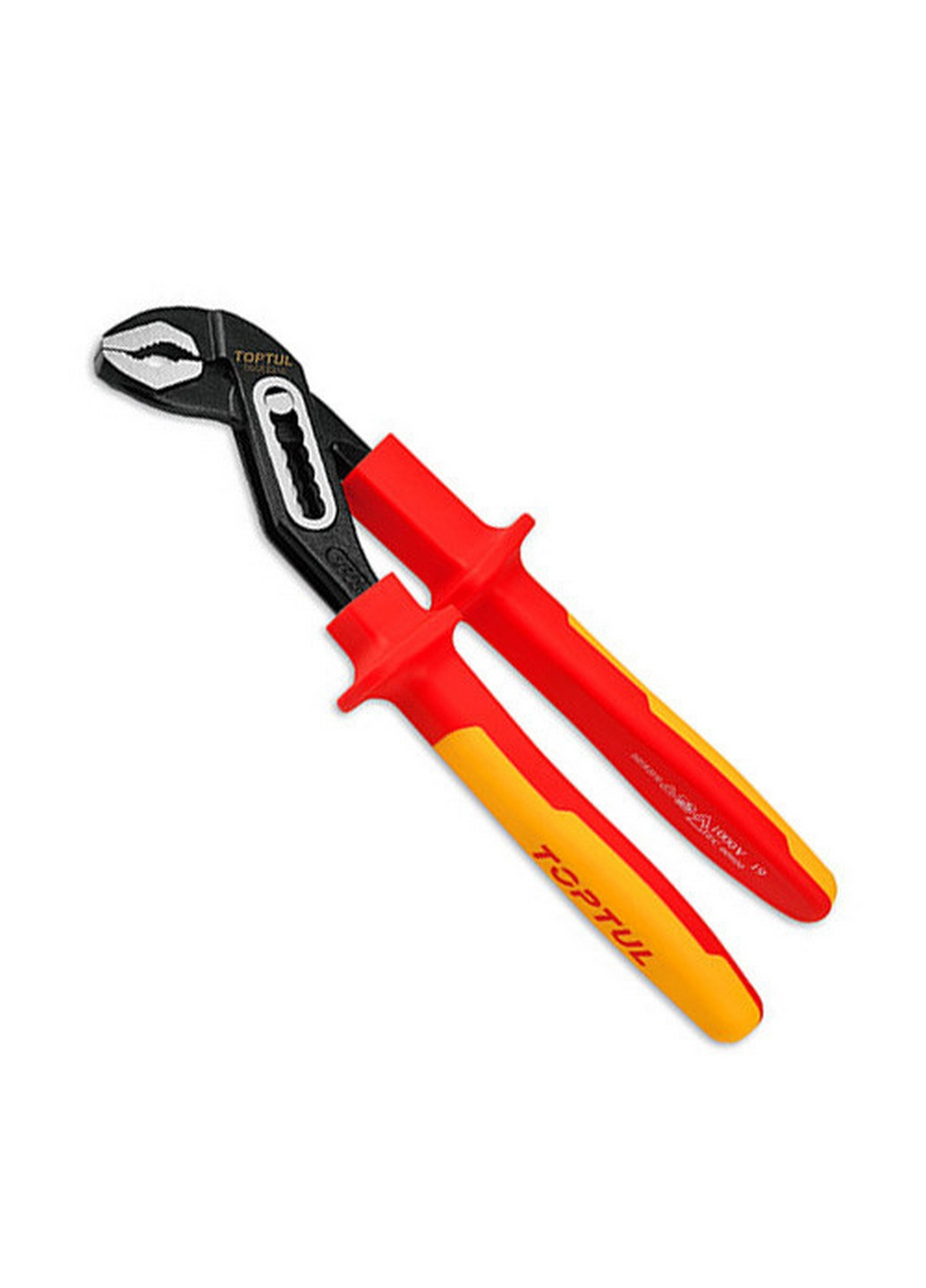 Клещи переставные изолированные 10" 1000V VDE TOPTUL (267657389)