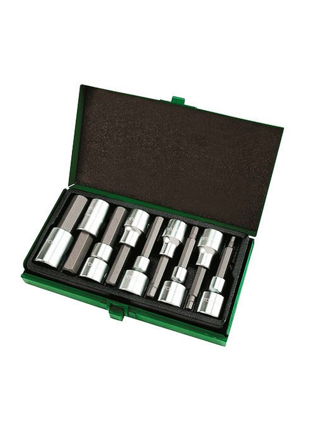 Комплект головок-біт шестигранник 1/2" Н4-Н17 80мм TOPTUL (267657375)