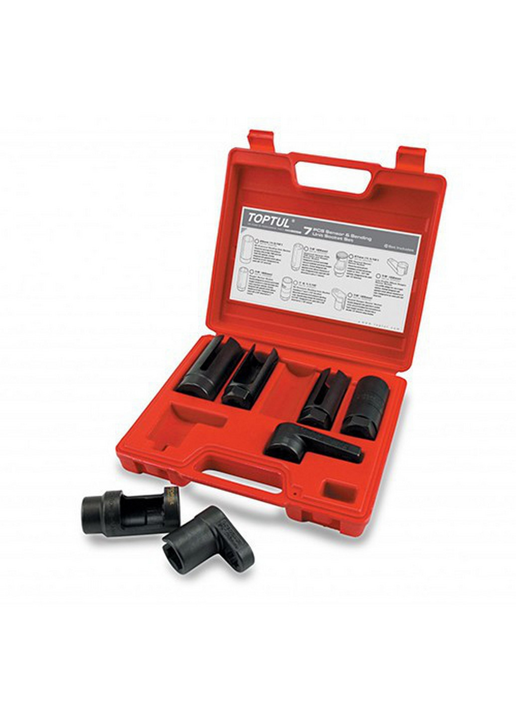 Комплект спецголовок 7од. TOPTUL (267659201)