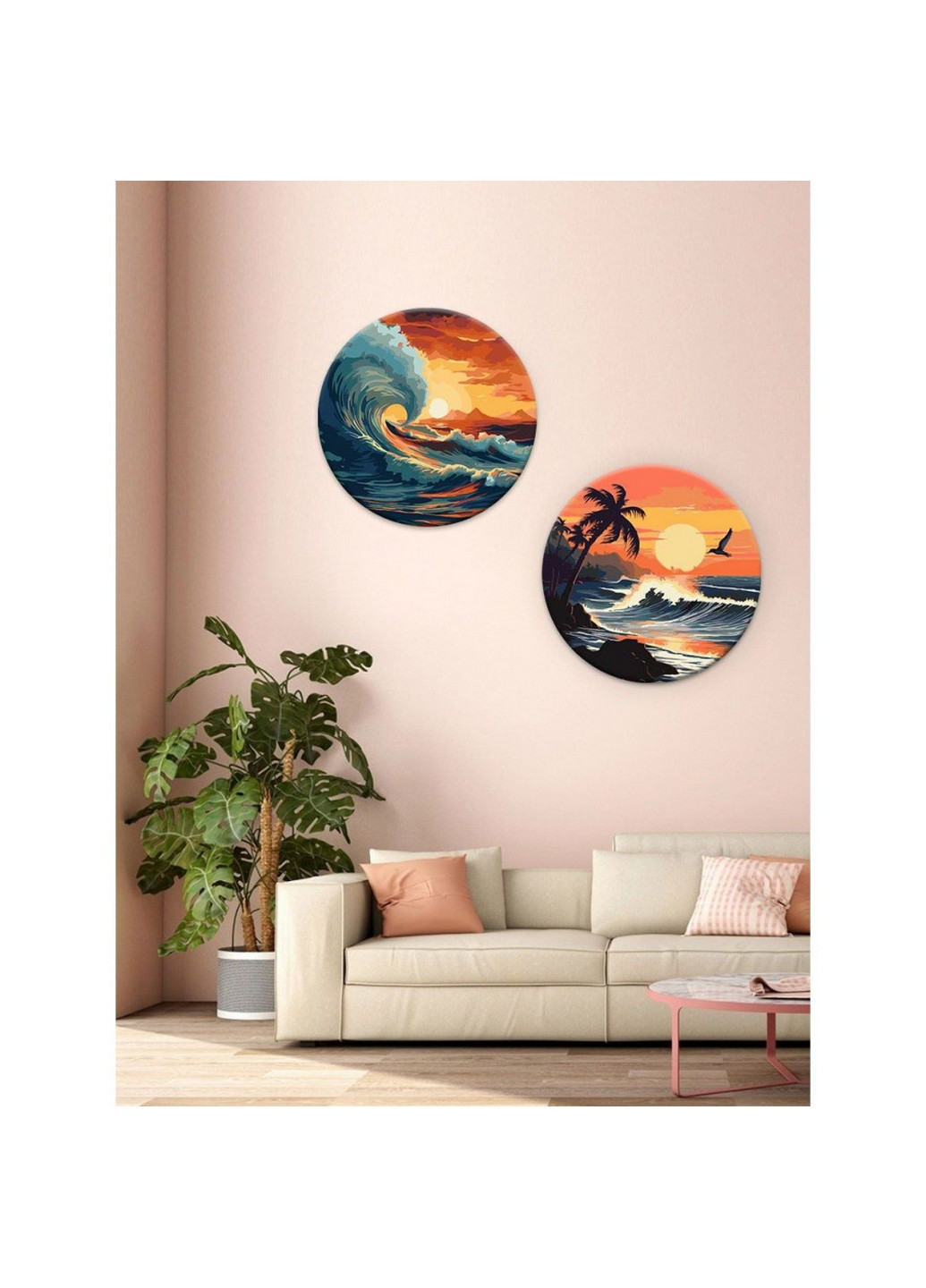 Картина по номерам "Великолепная стихия" 39х39 см Идейка (267655729)