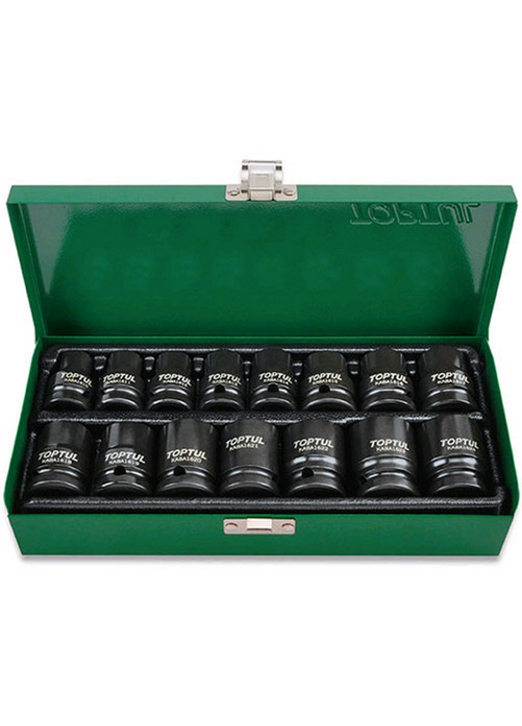 Комплект ударных головок 1/2" 10-24мм 15ед. TOPTUL (267659976)