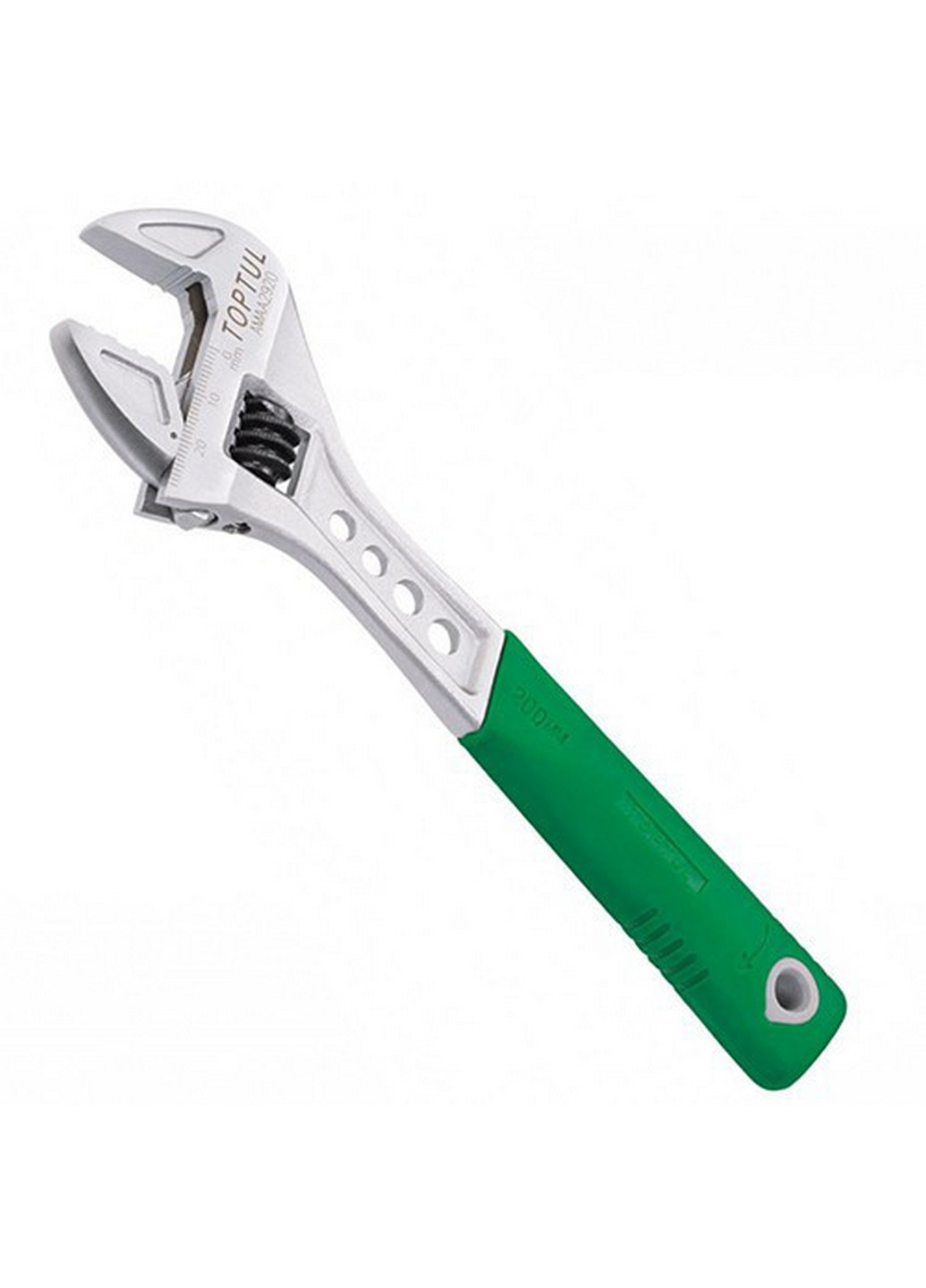 Розвідний ключ газовий 10" 256мм з гумовою ручкою TOPTUL (267657301)