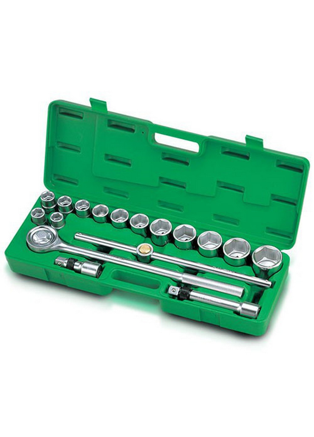 Комплект головок с трещоткой 3/4" 17ед. (12-гр.) TOPTUL (267656129)