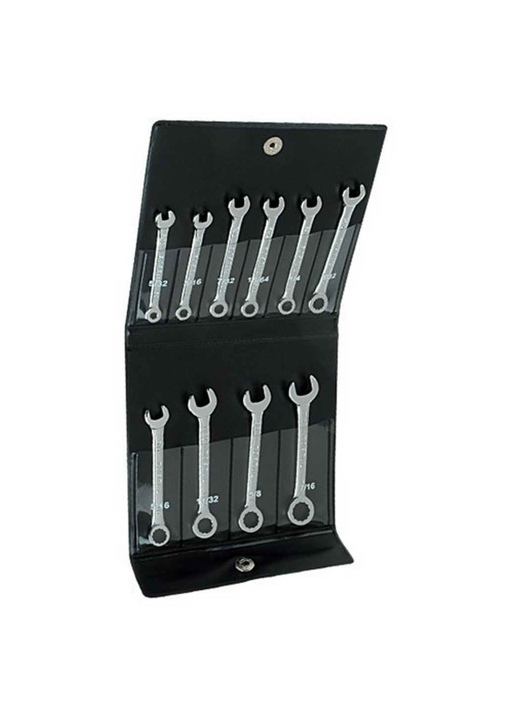 Комплект ключей дюймовых комбинированных миниатюрных 10 шт. (5/32"-7/16") TOPTUL (267657210)