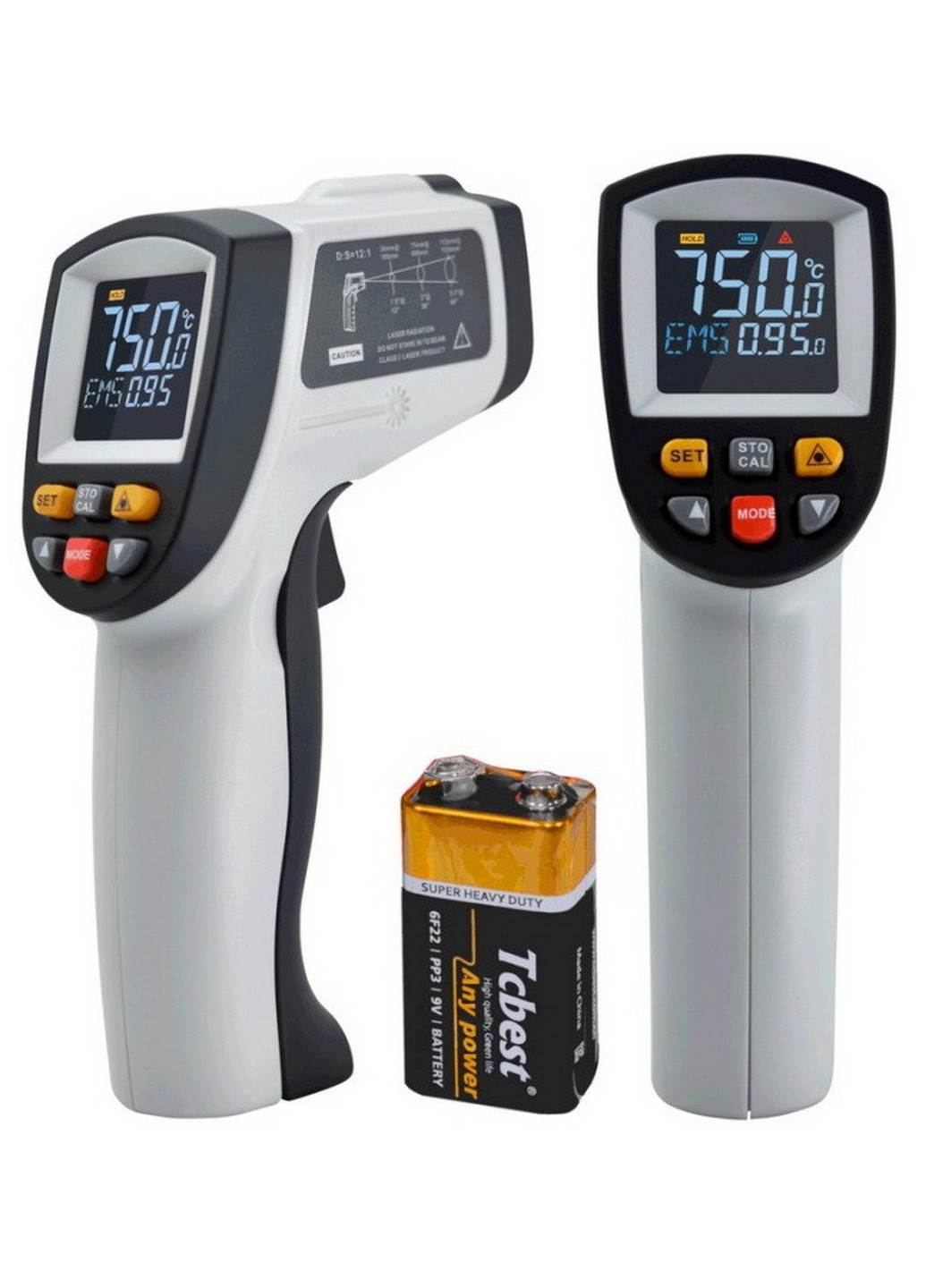 Инфракрасный пирометр -50-750°C BENETECH (267659585)