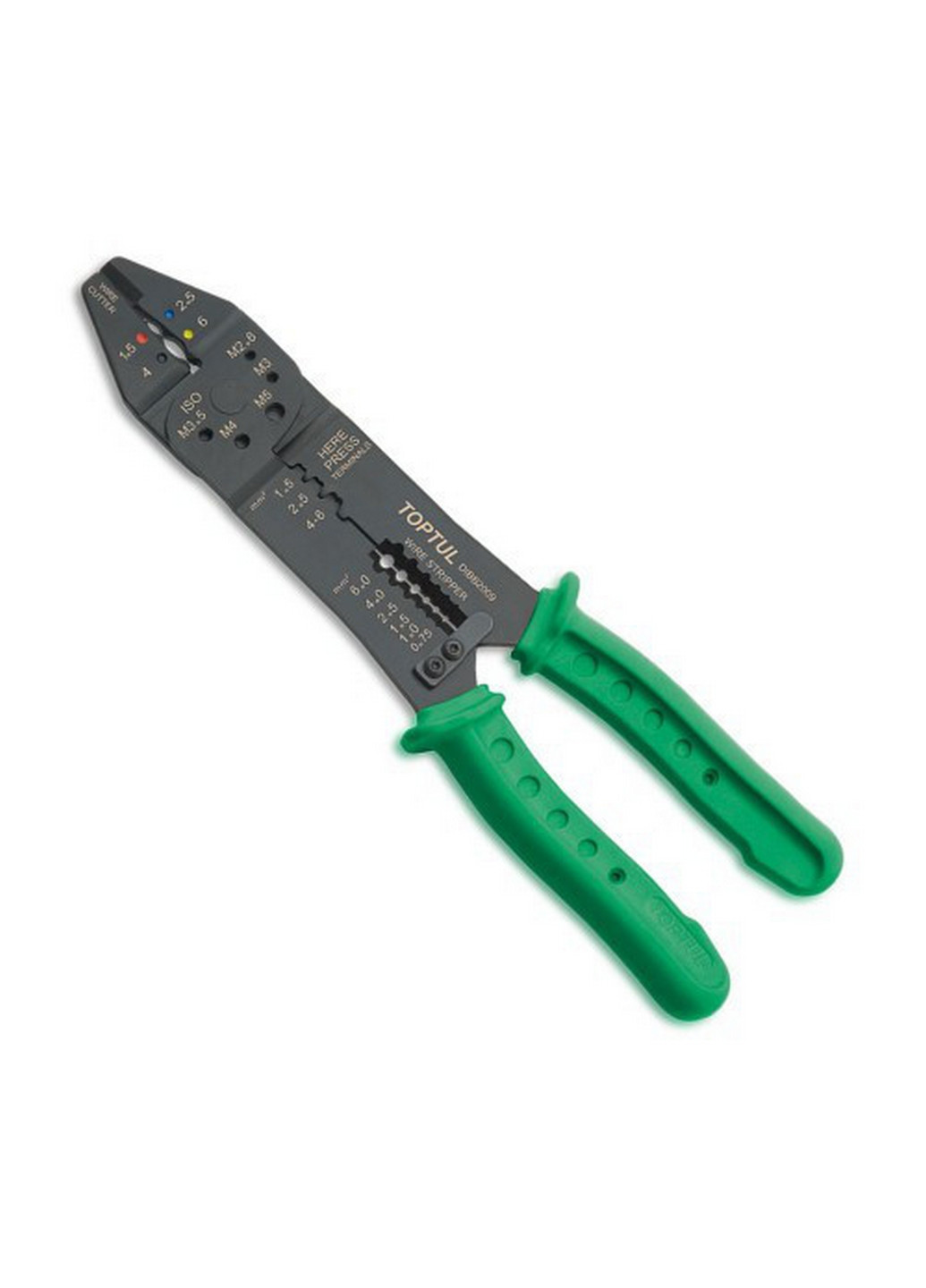 Кримпер для обжима и снятия изоляции TOPTUL (267654171)