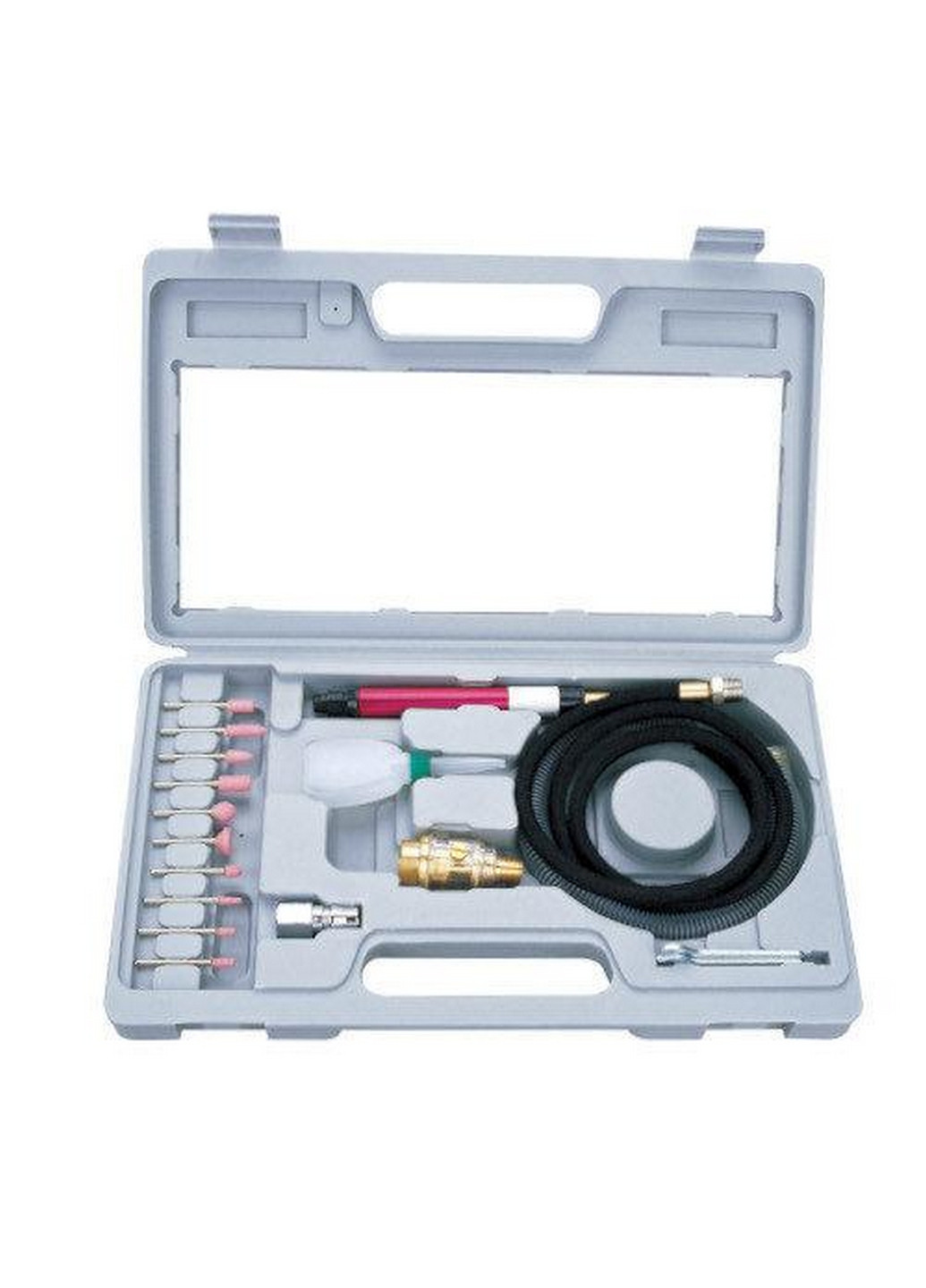 Пневмогравер міні з комплектом шліфувального каміння AIRKRAFT (267657432)