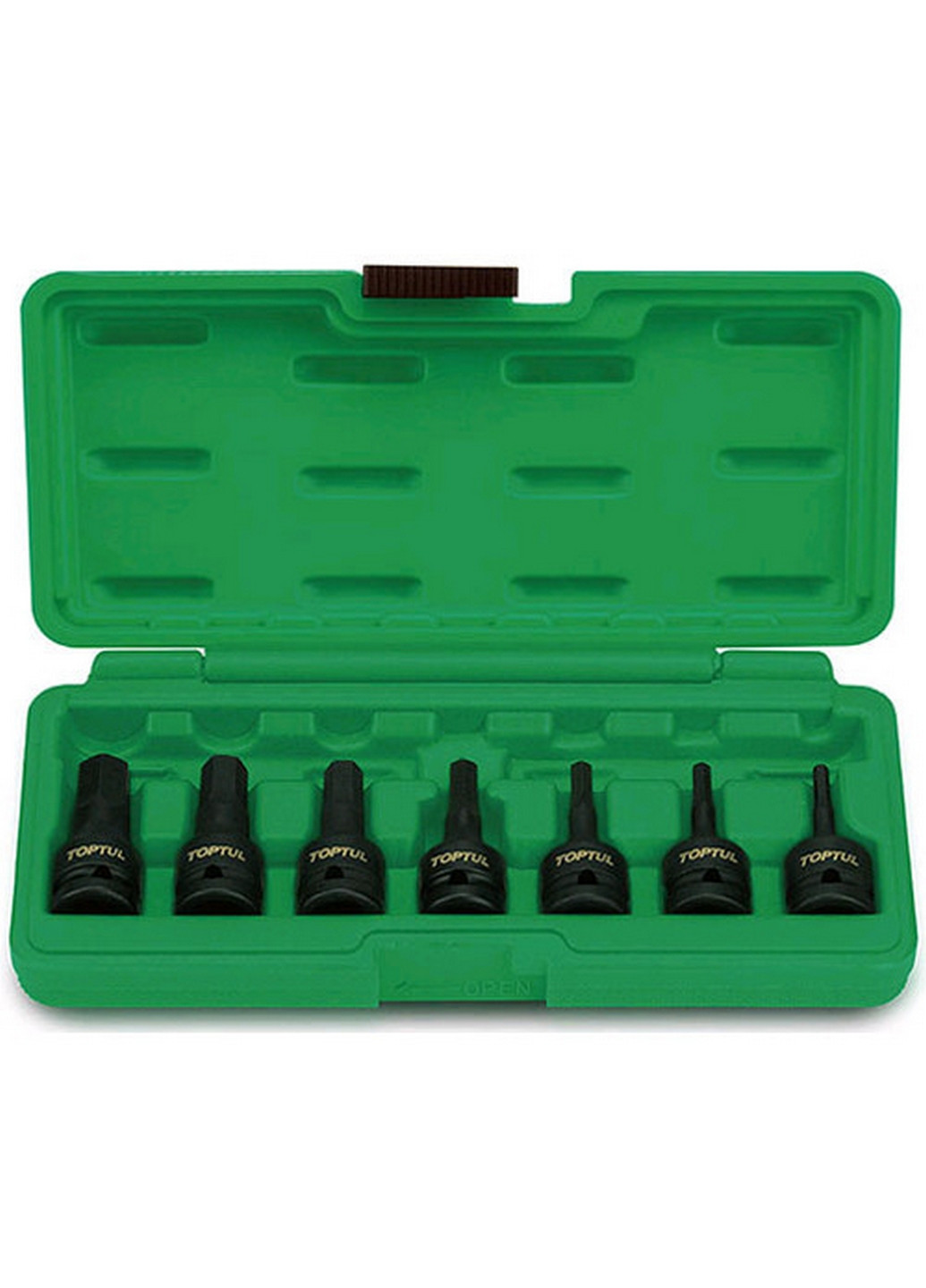 Комплект насадок ударних 1/2" 4-14мм 7 од. TOPTUL (267656382)