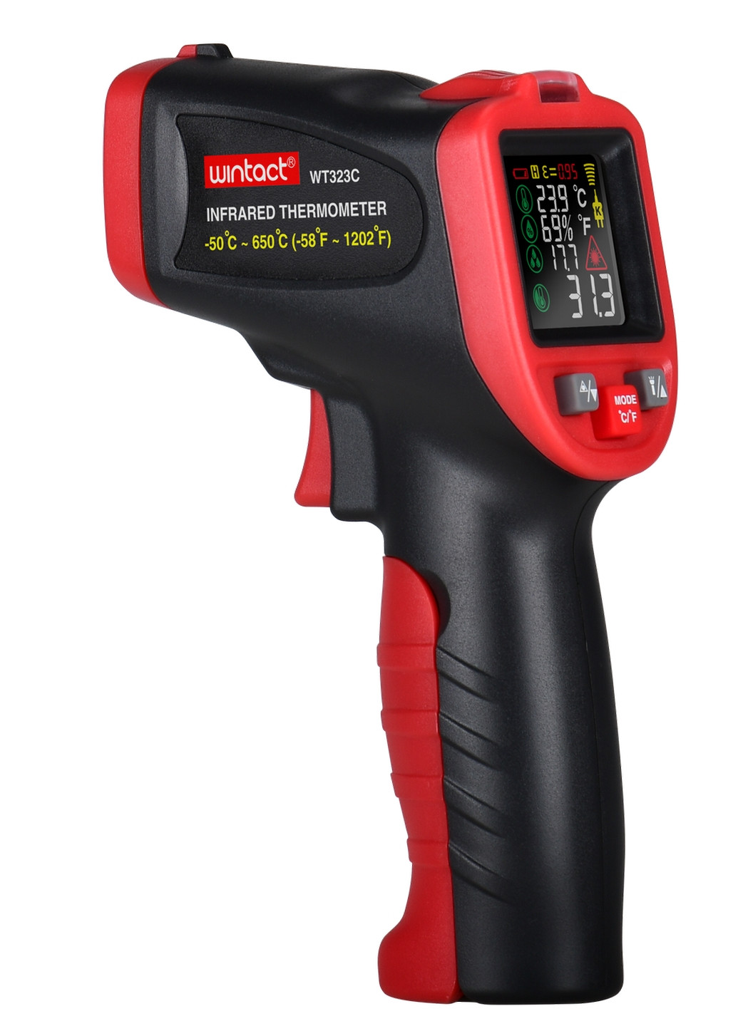 Пірометр (термогігрометр, термопара) -50-650°C Wintact (267655588)