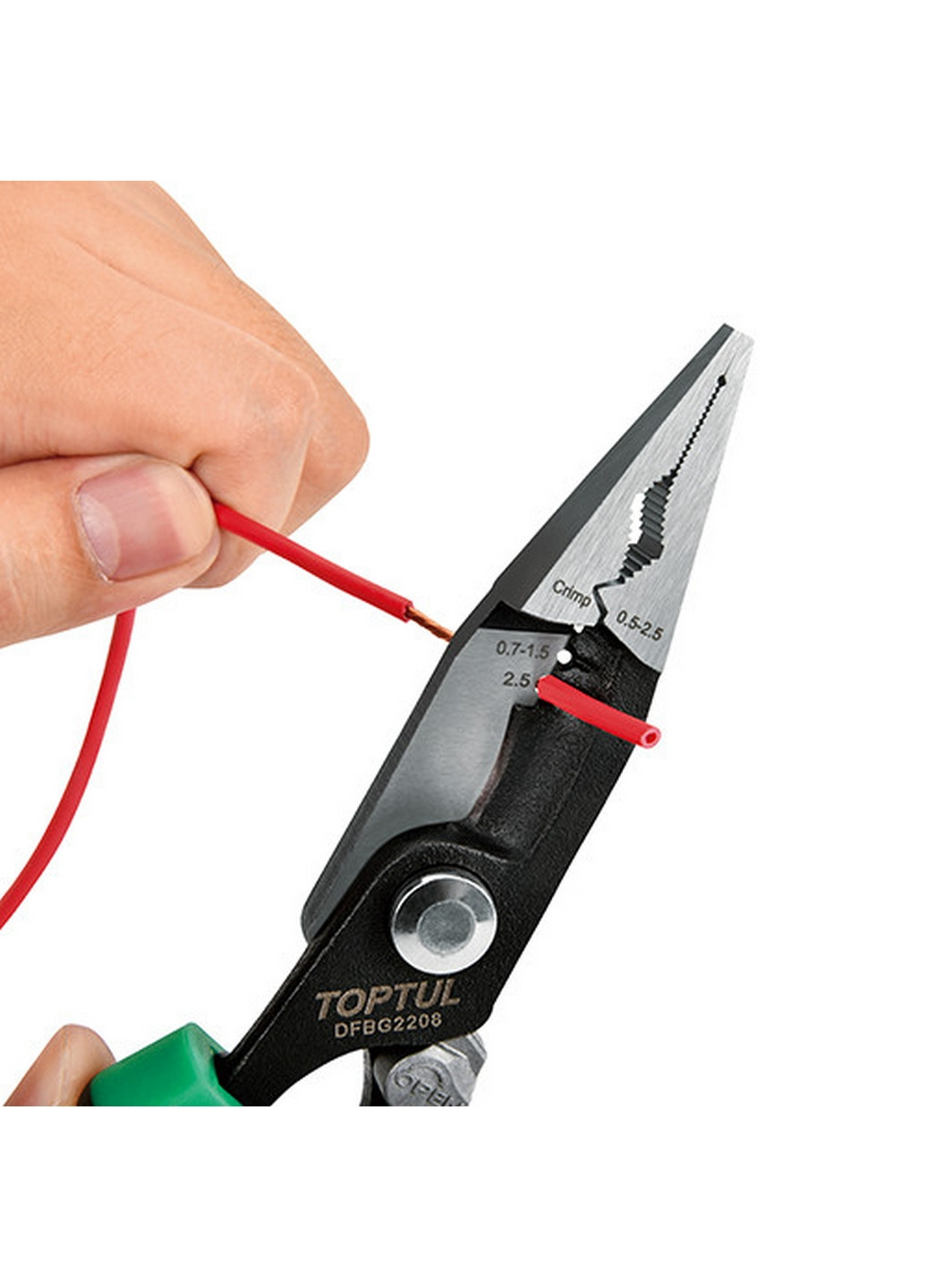 Плоскогубці електрика багатофункціональні 8" (200мм) TOPTUL (267656188)