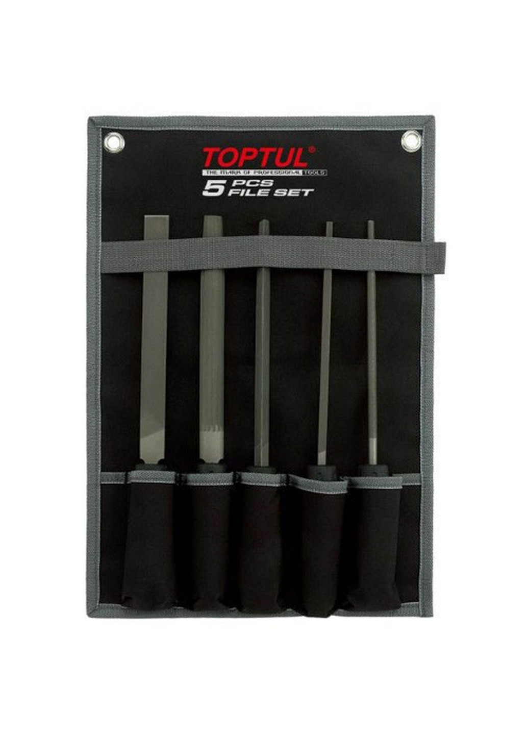 Комплект напильников в чехле 5ед. TOPTUL (267655165)