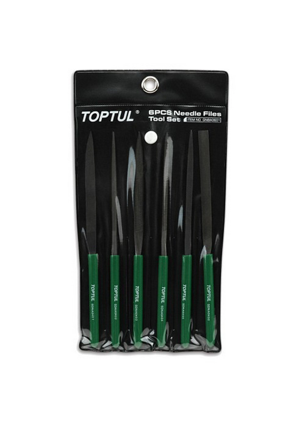 Комплект надфилей L160мм 6ед. TOPTUL (267659276)
