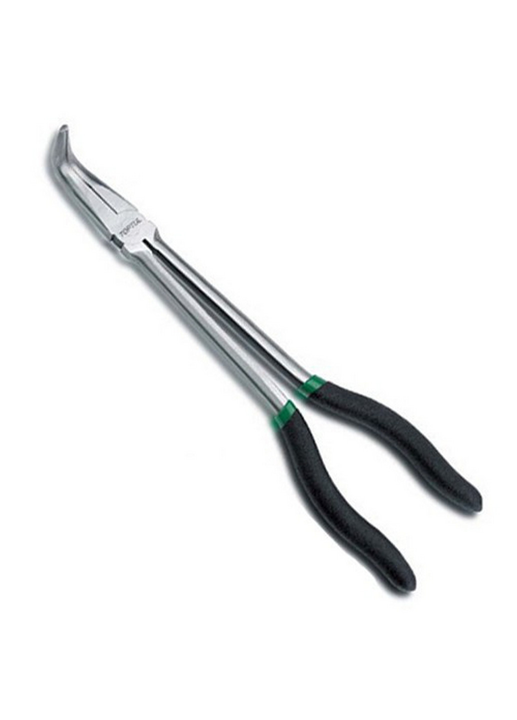 Плоскогубці з подовженими губками вигнуті 280 мм (кут 90°) TOPTUL (267657212)