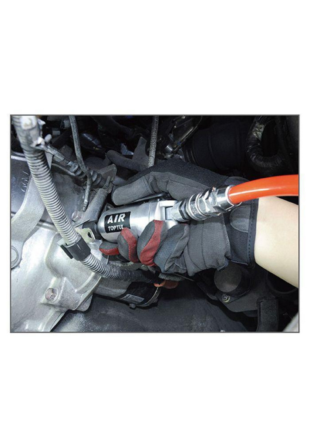 Пневмогайковерт профессиональный 1/4" 108N/m 12000об/мин Mini Butterfly Type TOPTUL (267654353)