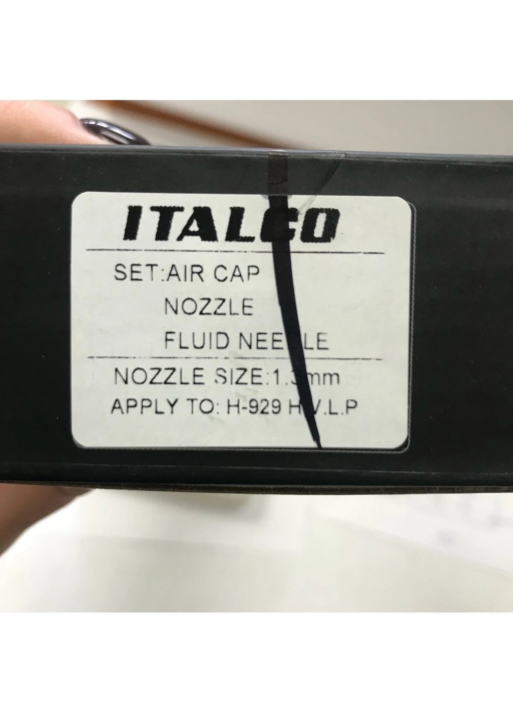 Комплект форсунки сменный для краскопультов H-929, диаметр 1,3мм NS-LM ITALCO (267654476)