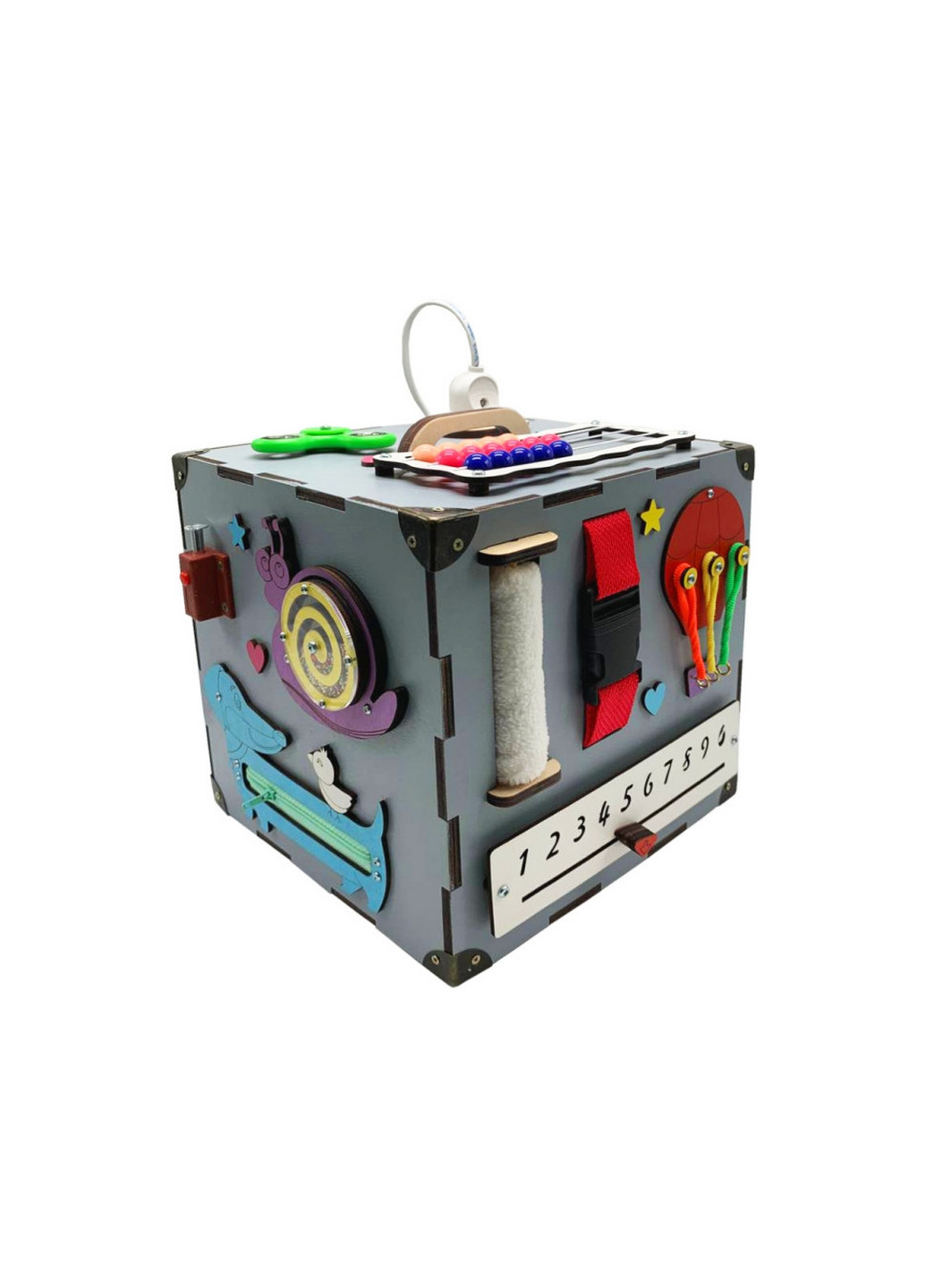 Іграшка, що розвиває Бізікуб 23х23х23 см No Brand (267653789)