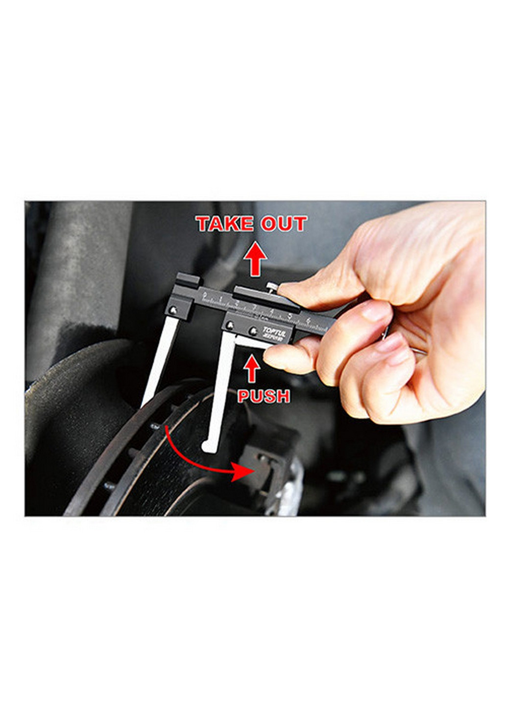 Штангенциркуль для дисков и шин TOPTUL (267659273)