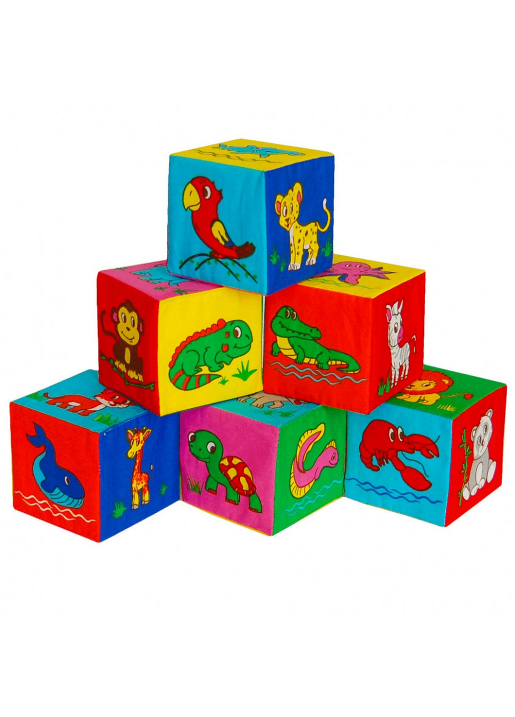 Игрушка мягконабивная "Набор кубиков" 24х16,5х8 см Macik (267659080)