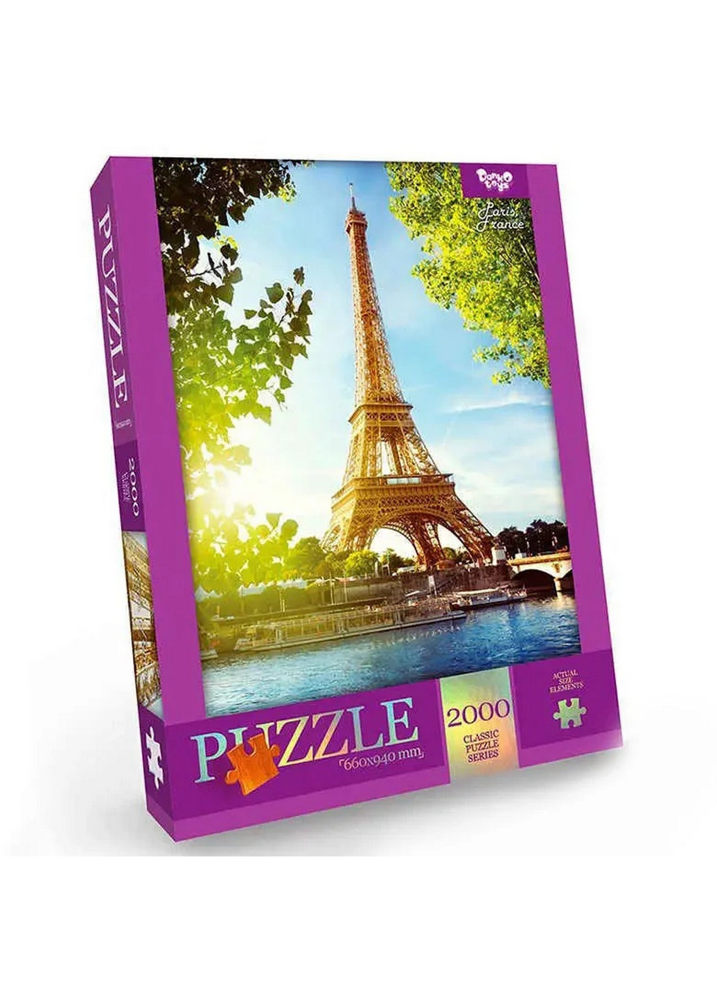 Пазл "Париж, Франция", 2000 эл. 5х35х29 см Danko Toys (267656956)