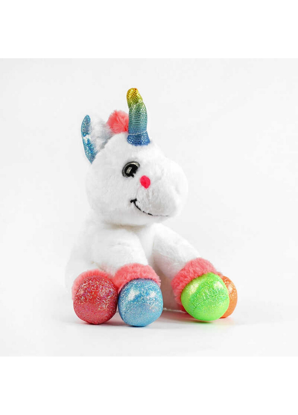 Мягкая игрушка детская Единорог-радуга 25 см No Brand (267657793)