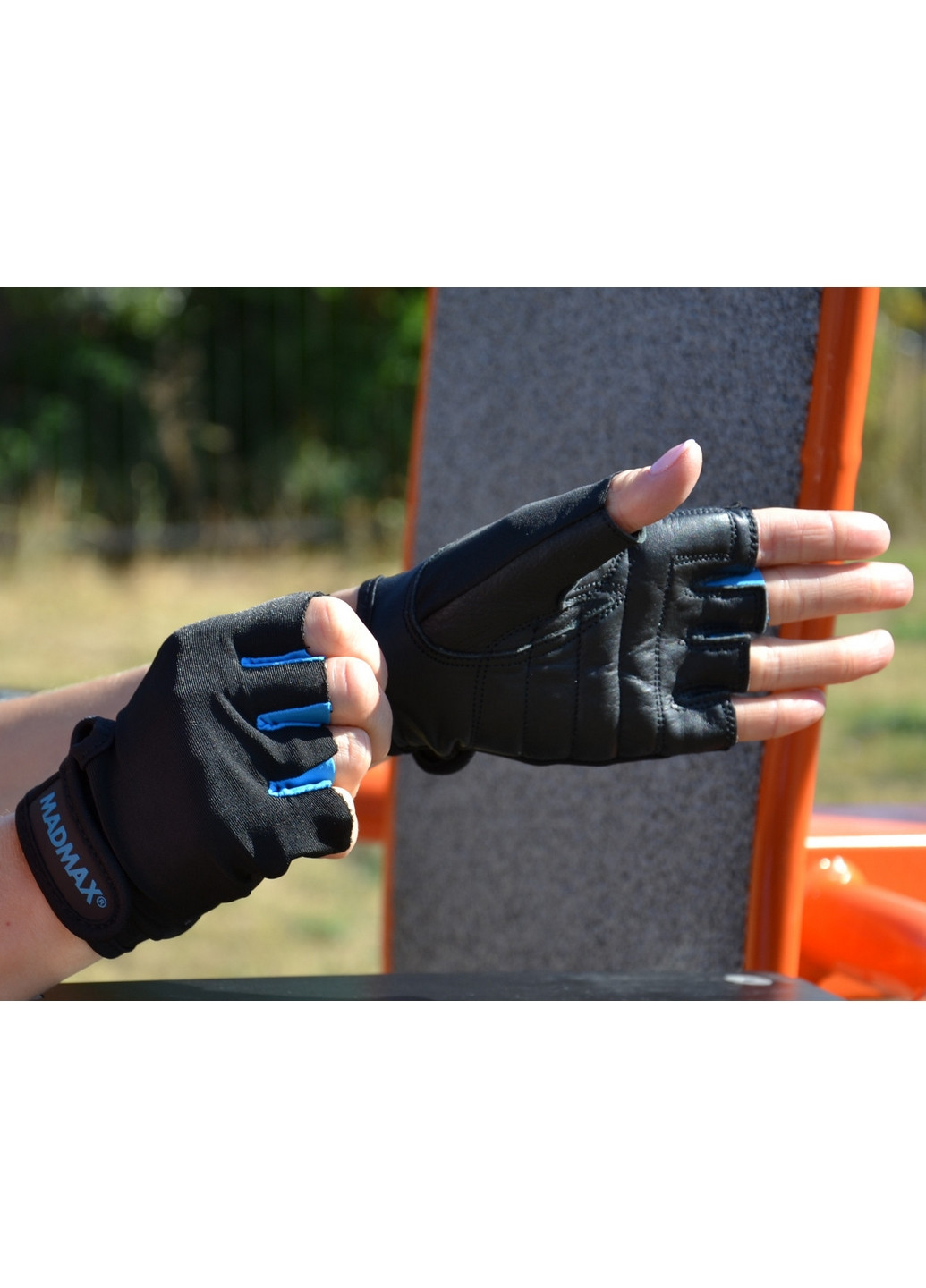 Унісекс рукавички для фітнесу M Mad Max (267656609)