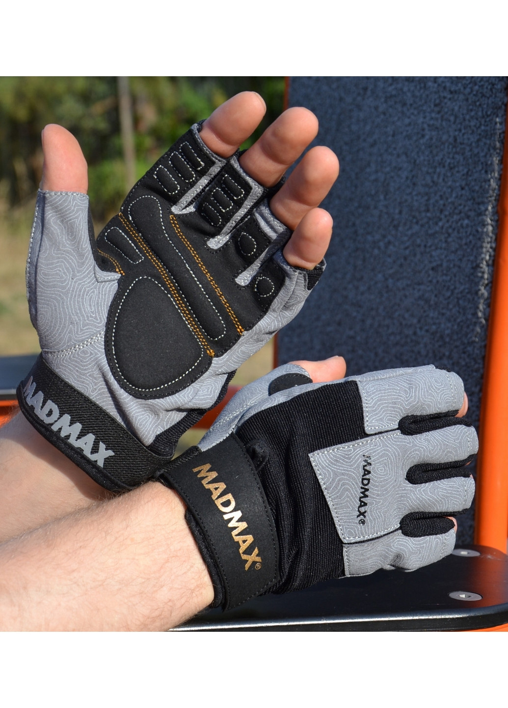 Унісекс рукавички для фітнесу XXL Mad Max (267659612)
