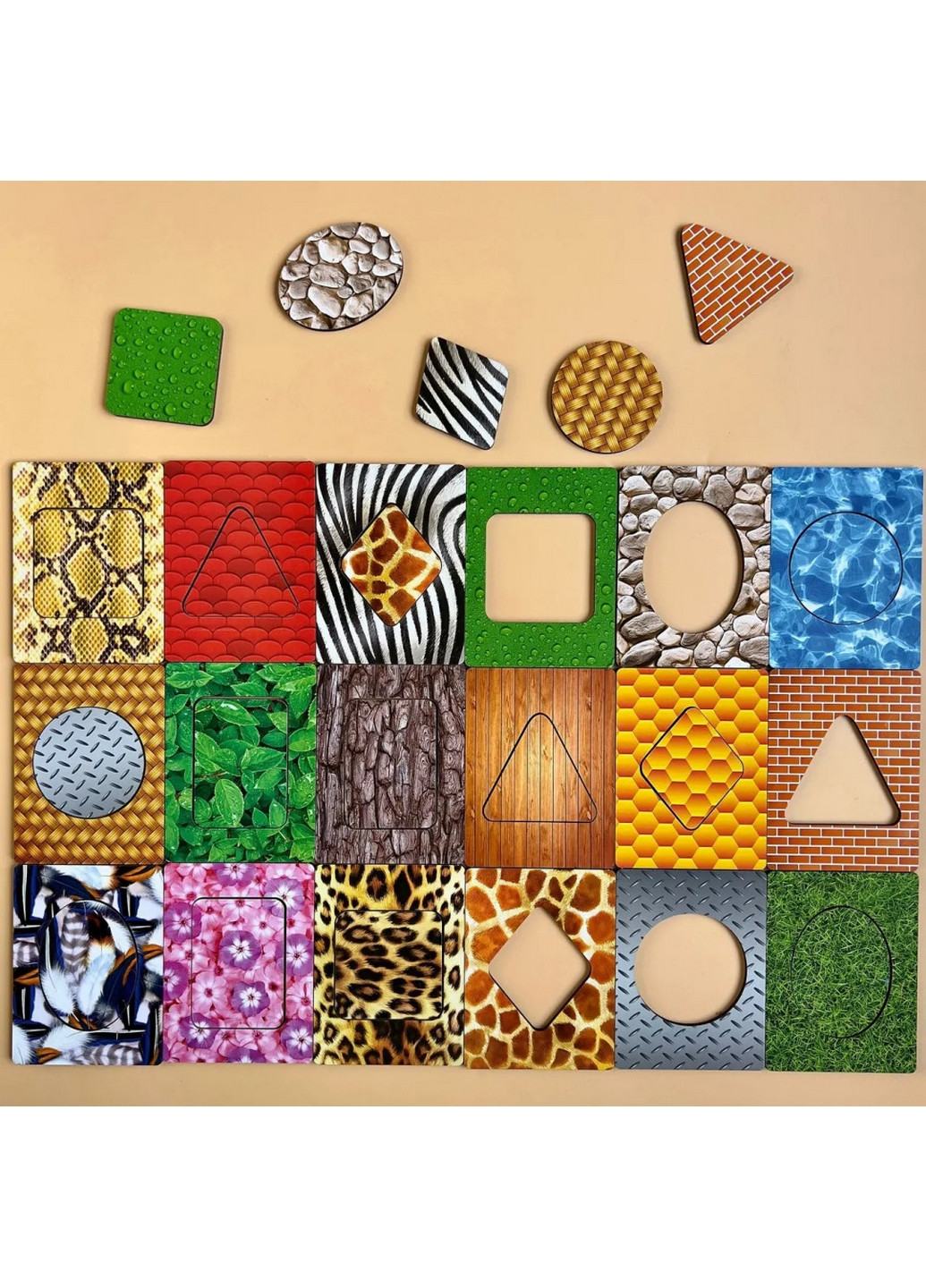 Деревянные Досточки Сегена "Перья" с узорами 4х12х17,5 см Ubumblebees (267658659)