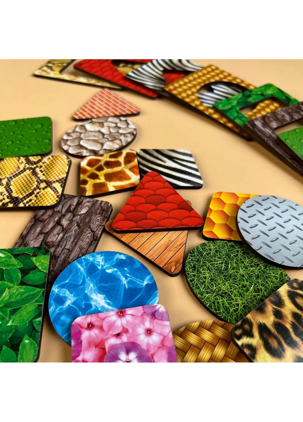 Деревянные Досточки Сегена "Перья" с узорами 4х12х17,5 см Ubumblebees (267658659)