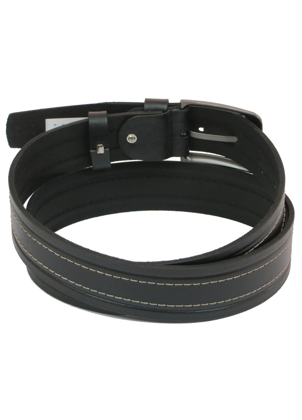 Шкіряний ремінь чоловічий 117-137х3,8 см Skipper (267656884)