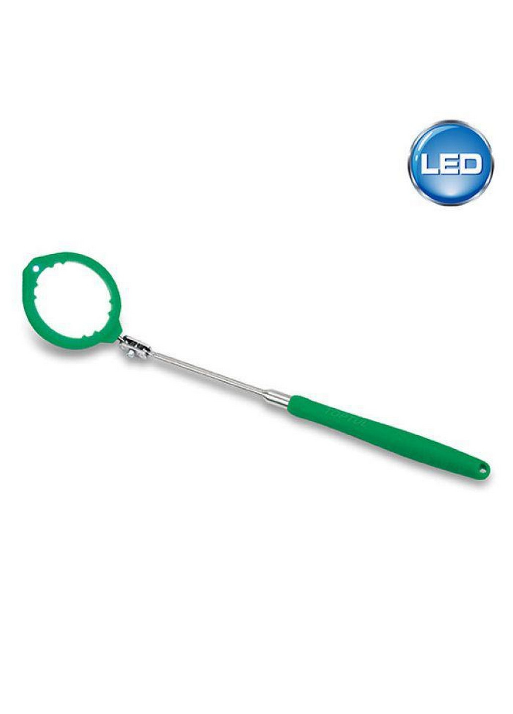 Зеркало инспекционное телескопическое с подсветкой d=55 мм, 262-950 мм TOPTUL (267658222)