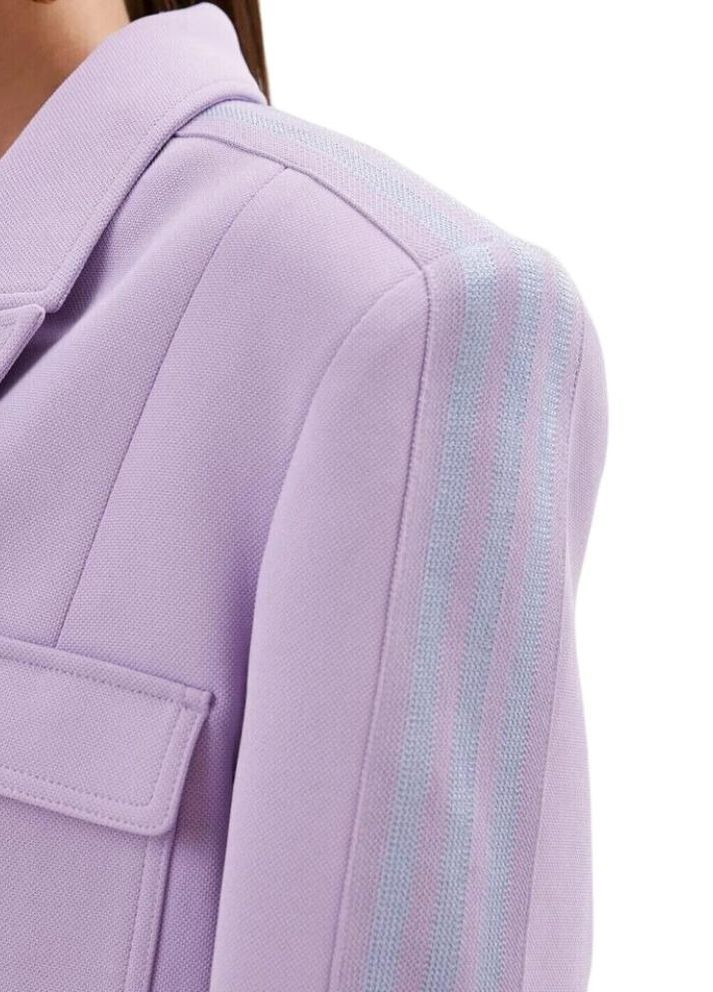 Жіночий укорочений піджак IVY Park Purple Glow HC8171 adidas - крій логотип фіолетовий спортивний - (267649810)