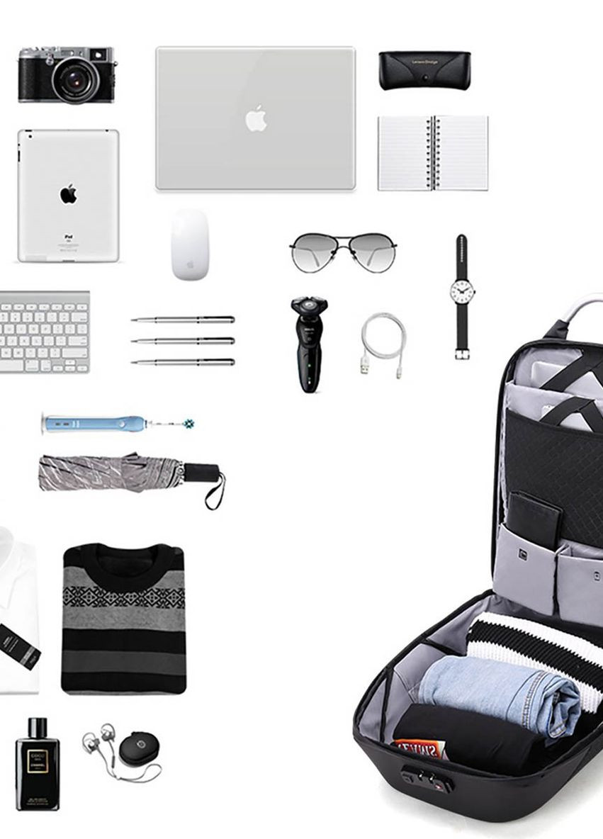 Рюкзак городской B00208 для ноутбука 15.6" с USB объем 24л. Черный (AH-B00208-2268) Arctic Hunter (267577696)