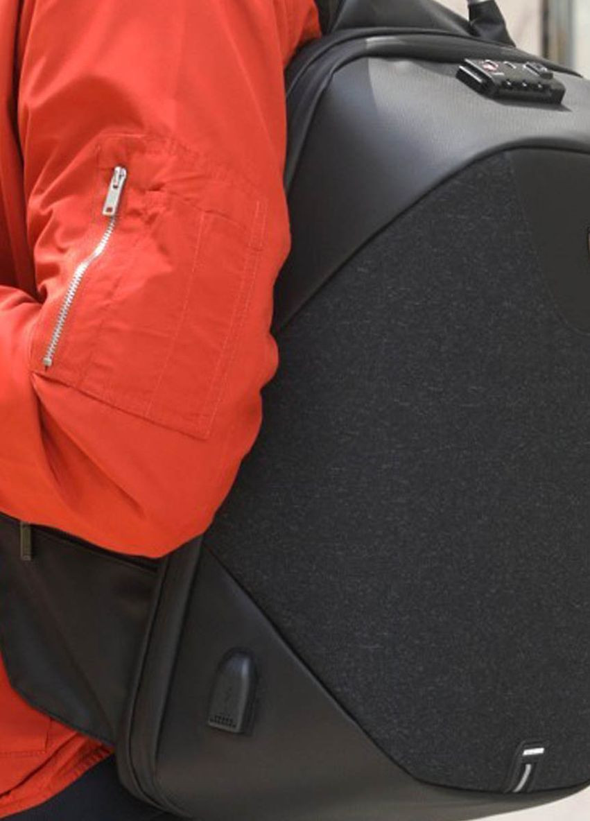 Рюкзак городской B00208 для ноутбука 15.6" с USB объем 24л. Черный (AH-B00208-2268) Arctic Hunter (267577696)