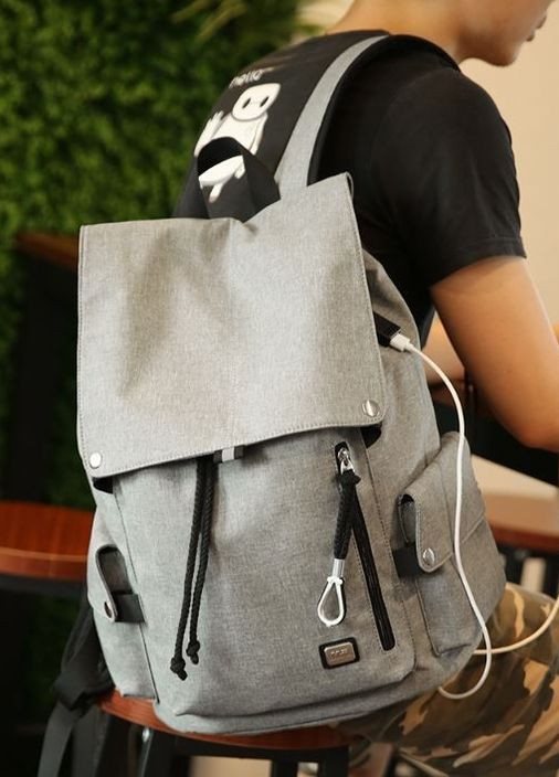 Рюкзак міський Flexy MR5923 BK для ноутбука 15,6" з USB об'єм 20 л. (MR5923-07-2224UA) Mark Ryden (267577723)